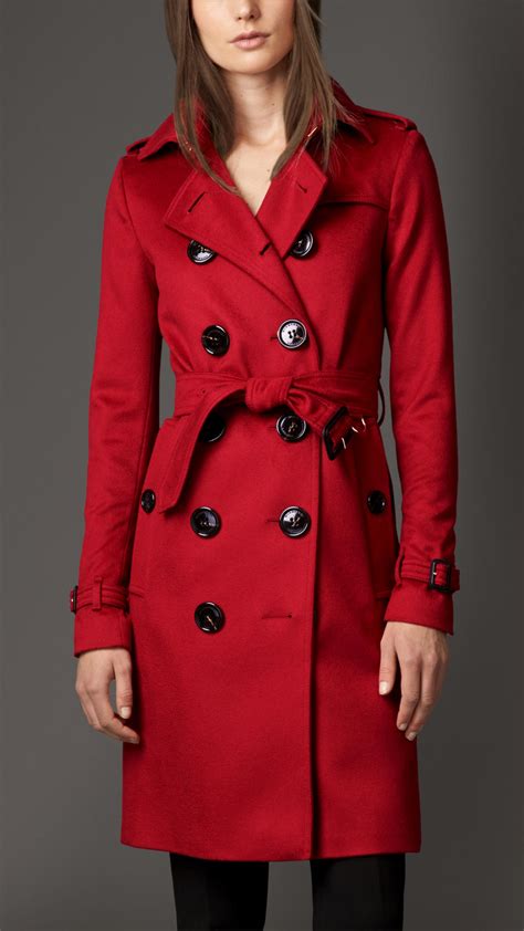 burberry mini rewley military red jacket|Burberry cashmere jacket.